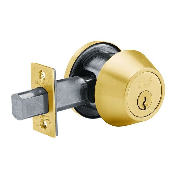 Heavy-Duty Tubular Dead Bolt Cylinder x Cylinder Conventional Cylinder Keyed Different 2 Nickel